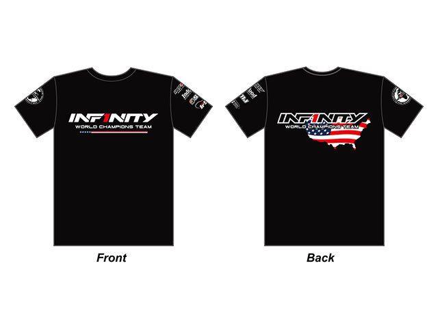 INFINITY　A0070-BK-M　INFINITY 2019 チーム "U.S.A." T シャツ（黒） M サイズ