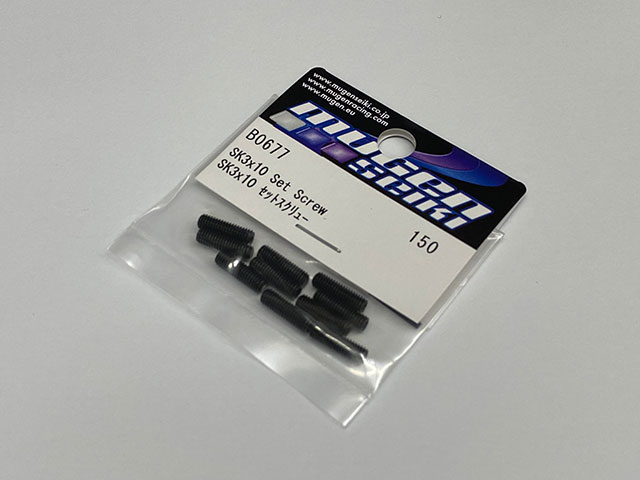 MUGEN　B0677　SK3x10 セットスクリュー (10pcs.)