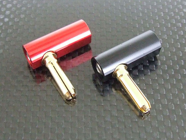 KAWADA　B85　アルミケース付L型コネクターΦ4mm