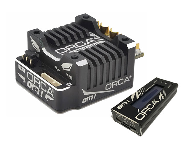 PROSPEC　ES18OE12-4S-PC　ORCA OE1 Pro ESC ブラック/プログラムカードセット
