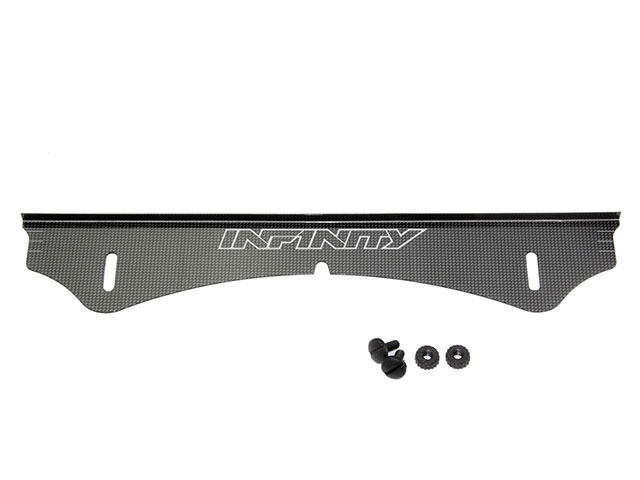 INFINITY　R0284C　1/8レーシング用ライトウェイトリップスポイラーセット【ロゴ入りカーボン調】