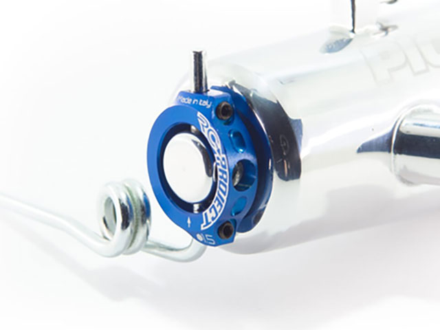 RICKSIDE DESIGN　RCPJ-A010-BU　"The Ring" muffler support Blue