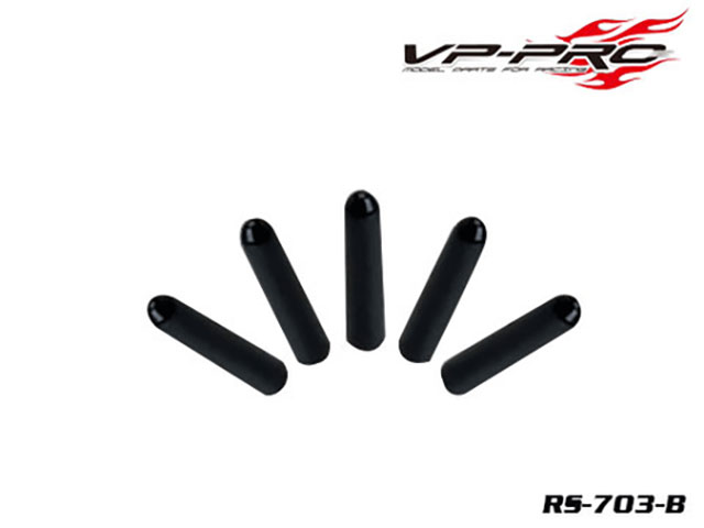 RICKSIDE DESIGN　RS-703-B　Rubber Antenna Cap (Black)