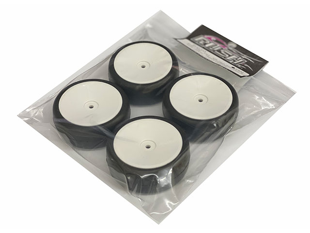 RUSH　RU-0851　RUSH TIRE VR3 32S High Precision TypeA Yellow / PREGLUED TIRE / 4個入