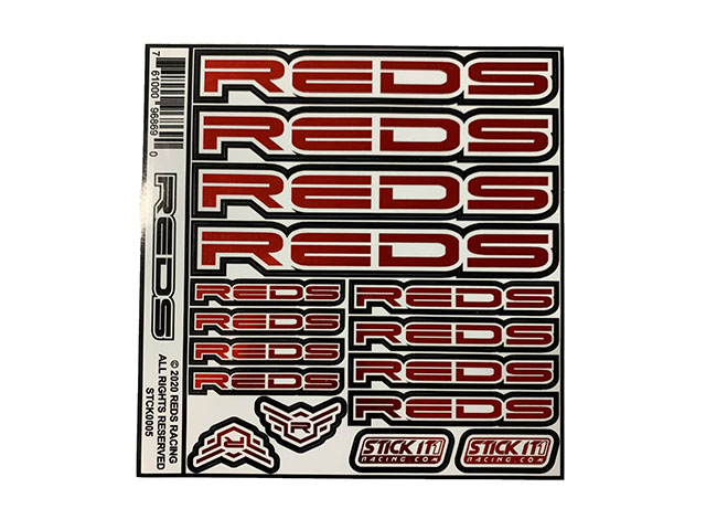 REDS　STCK0005　REDS ロゴデカール2020【クローム/レッド】