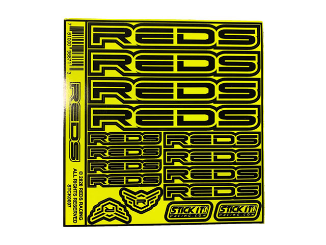 REDS　STCK0007　REDS ロゴデカール2020【蛍光イエロー】
