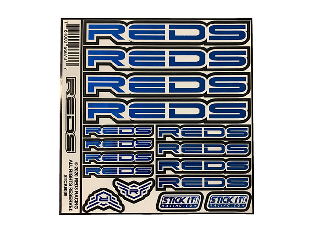 REDS　STCK0009　REDS ロゴデカール2020【クロームブルー】