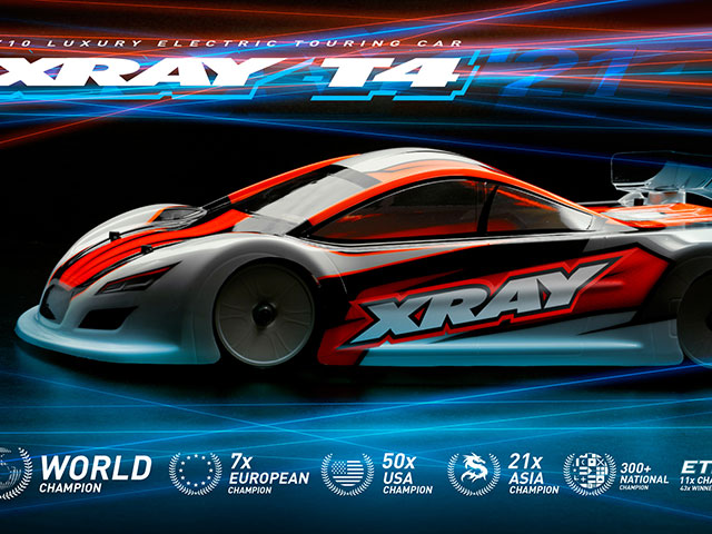 XRAY　300028　XRAY T4 2021 EPツーリングカーキット【カーボンシャーシ仕様/限定特価】