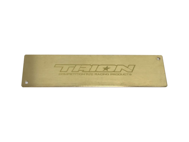 TRION　TE-TUWT1P　ツーリングカー用 真鍮ゴールデンウェイト1枚（約138 x 35 x 1mm、約40g）
