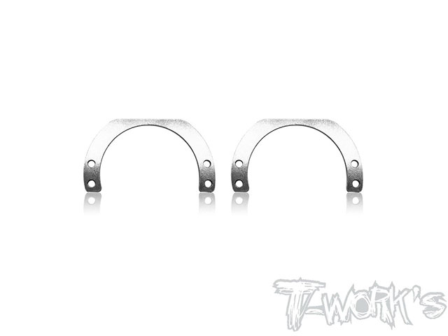 TEAM AJ　TG-066-OS　T-Work's OS 21オフロードエンジン用スチール製マニホールドスプリングプロテクター・2枚入