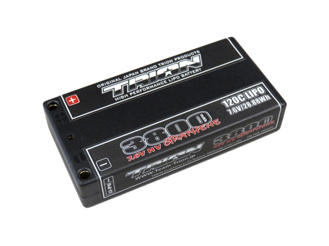 TRION　TGB-3800HV　TRION Graphene Li-Po Battery 3800mAh/7.6V/120C