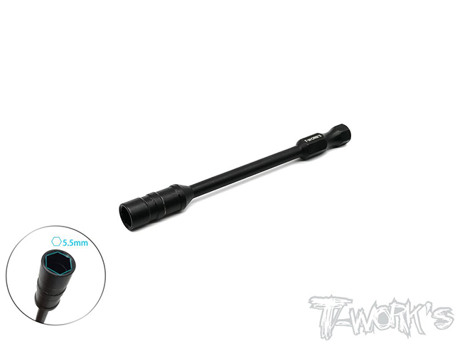 TEAM AJ　TT-087-55　T-Work's 電動ドライバー用5.5mmボックスレンチ