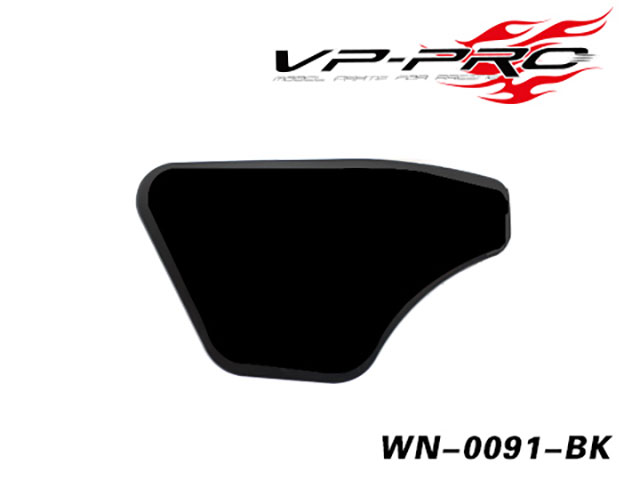 RICKSIDE DESIGN　WN-0091-BK　1/8 Buggy/Truggy Rear Wing Sticker(Black/WN-009シリーズ用)