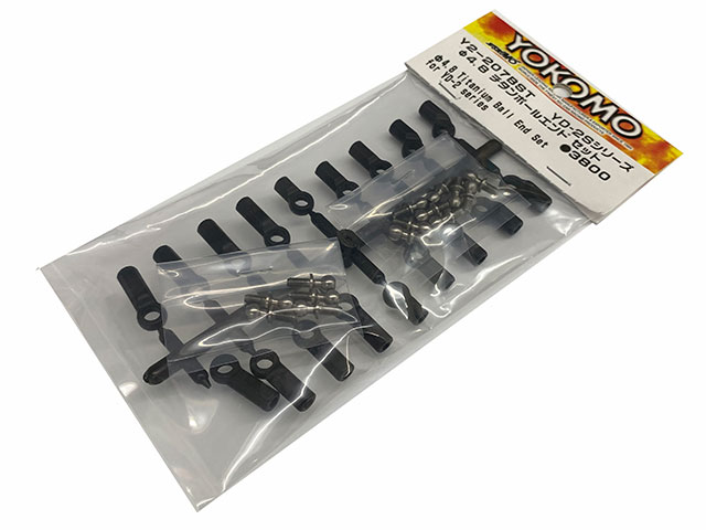 YOKOMO　Y2-207BST　YD-2用高精度切削チタン製Φ4.8mmボールエンドセット