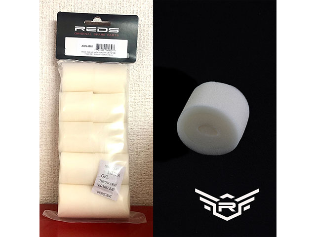 REDS　ARFL0002　エアーフィルターフォーム・10ケ入り【MP10/MP9 TKI4/TKI3/GT3用】