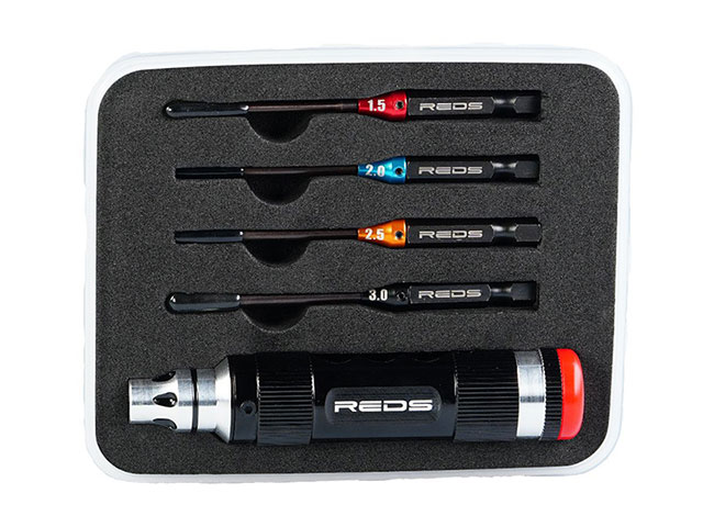 REDS　ENAC0008　REDS パワーツール ドライバーセット HEX 1.5 / 2.0 / 2.5 / 3.0mm