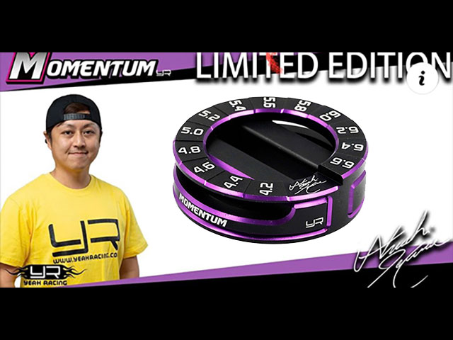 YEAH RACING　MMT-003　Momentum アルミマグネットドゥループゲージ 1/10ツーリングカー用