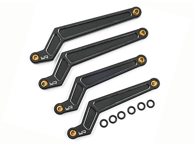 YEAH RACING　TACC-019BK　アルミハイクリアランスリンク ロワアーム タミヤCC-02用