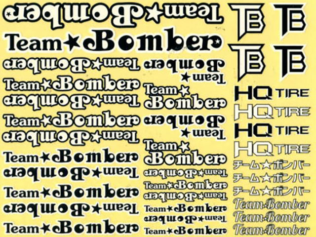 TEAM BOMBER　TB30009　TeamBomberバラエティステッカー