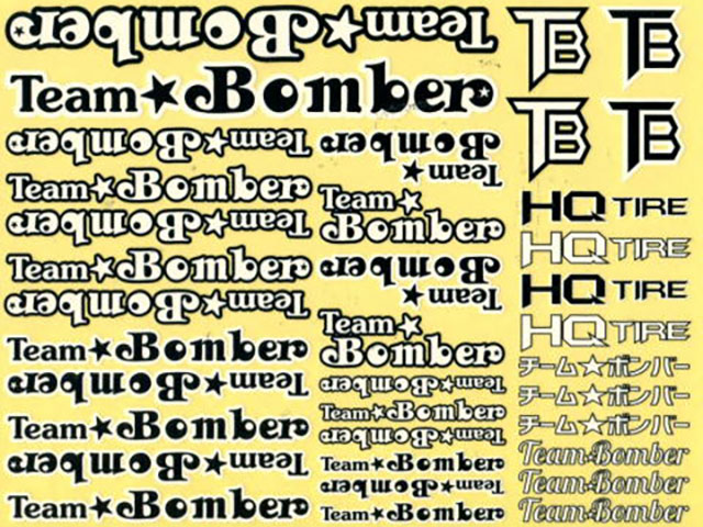 TEAM BOMBER　TB30009　TeamBomberバラエティステッカー
