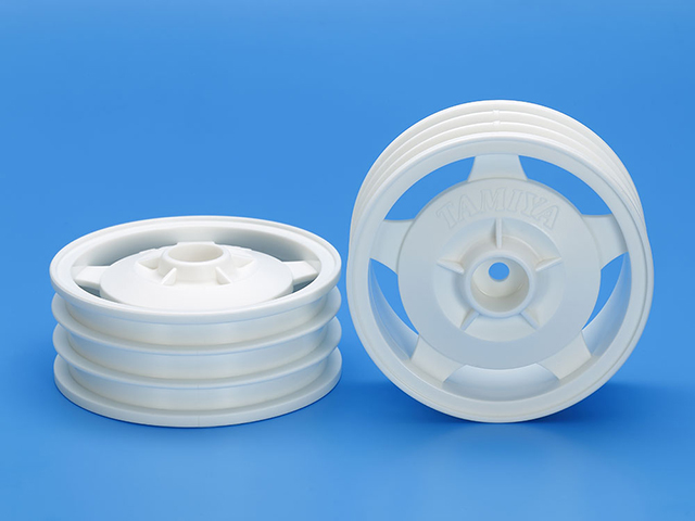 TAMIYA　OP-2044　2WDバギー フロント･スターディッシュホイール (六角ハブ) ホワイト