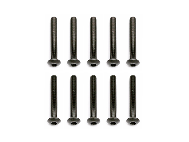ASSOCIATED　25189　ボタンヘッドスクリュー【M3x22mm/10本入】
