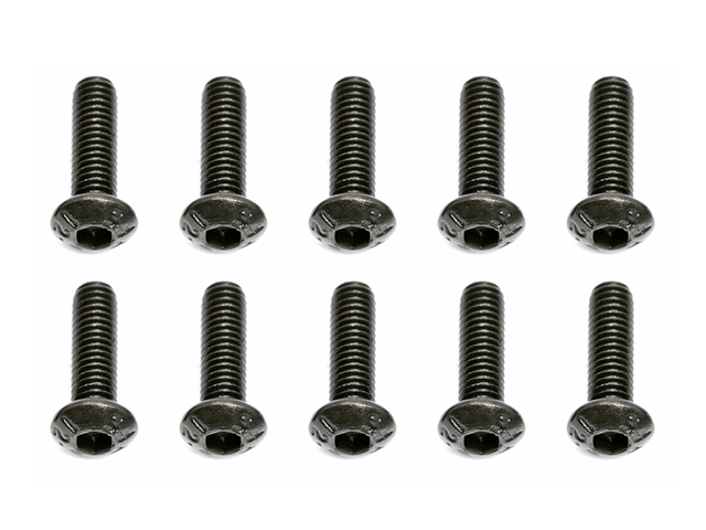 ASSOCIATED　25211　ボタンヘッドスクリュー【M3x10mm/10本入】