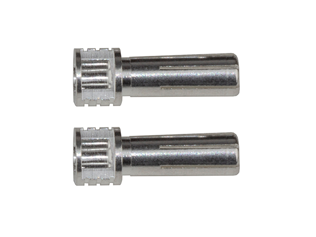 ASSOCIATED　RE27392　グリップバレット・シルバー【5mm・2ケ入り】