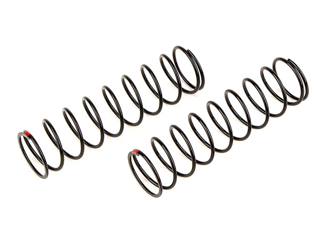 ASSOCIATED　81237　リヤスプリングV2 【レッド/4.7 lb/in・L86・10.00T・1.6D】