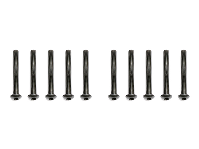 ASSOCIATED　89204　ボタンヘッドスクリュー【M3x24mm/10本入】