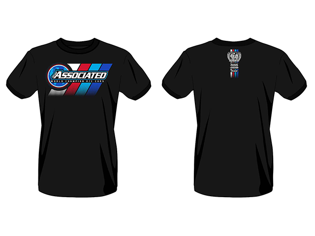 ASSOCIATED　97093　Team Associated WC22Ｔシャツ【ブラック・Sサイズ】
