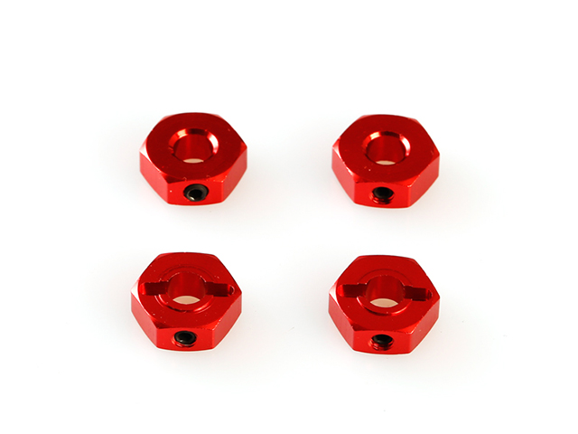 LC Racing　C7053　アルミ製6角ホイールHUB 12mm 4個入【LC10B5/PTG-2】