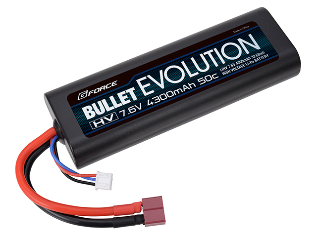 G-FORCE　GFG012　Bullet Evolution LiHV 7.6V 4300mAh