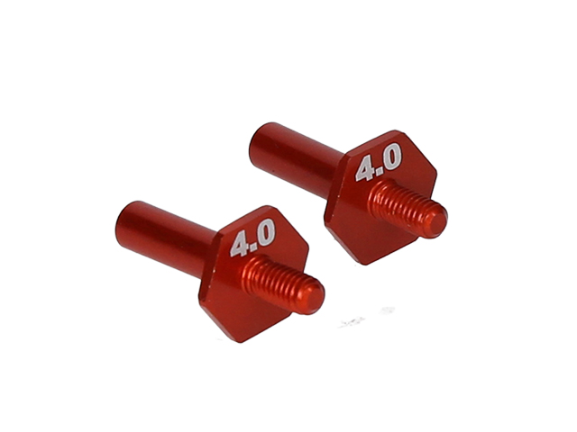 HB RACING　HB204800　D2 Evo front axle (4mm)【D2 Evo】