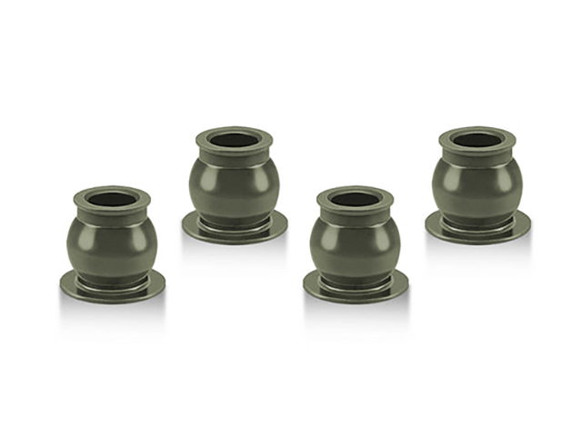 TEAM AJ　HCB-006A　T-Work's 7075アルミ製ショックピボットボール【アソシB6.4/6.3/B74.2/B74.1/4ケ入】
