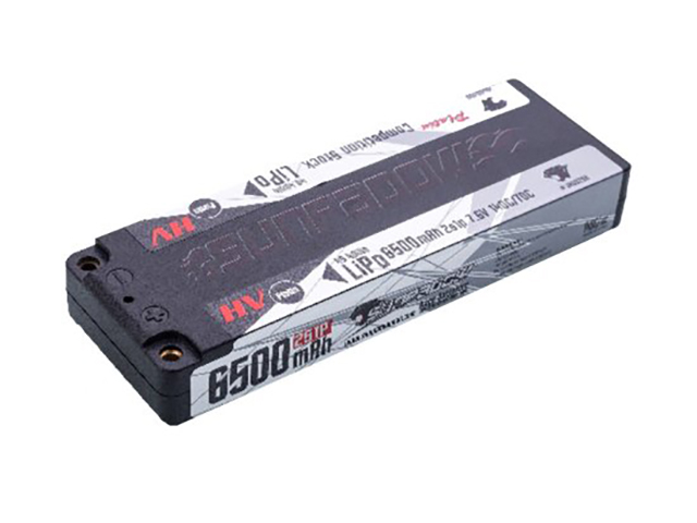 SUNPADOW　JA0025H　SUNPADOW 7.6V / 6500mAh /140C Platin HVリポバッテリー