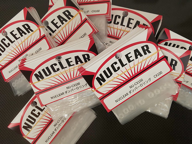 NUCLEAR　NU-CX100　NUCLEAR ダンパーOリング・8個入り