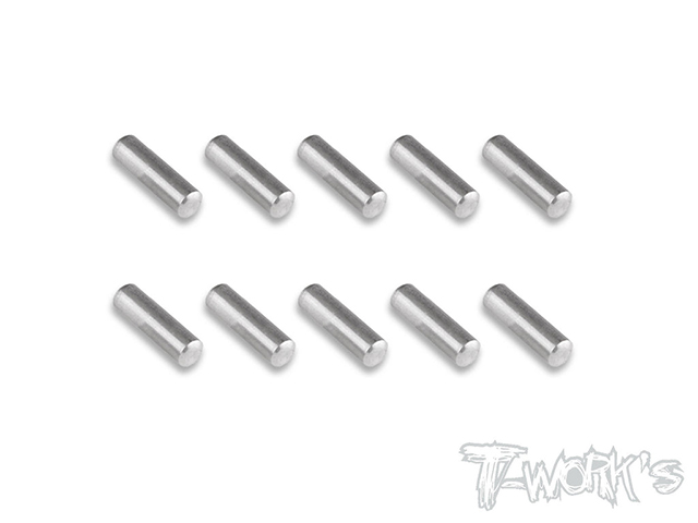 TEAM AJ　P-2510　T-Work's ドライブシャフトピン【2.5x9.8mm/10pcs/アソシEPバギーに最適】