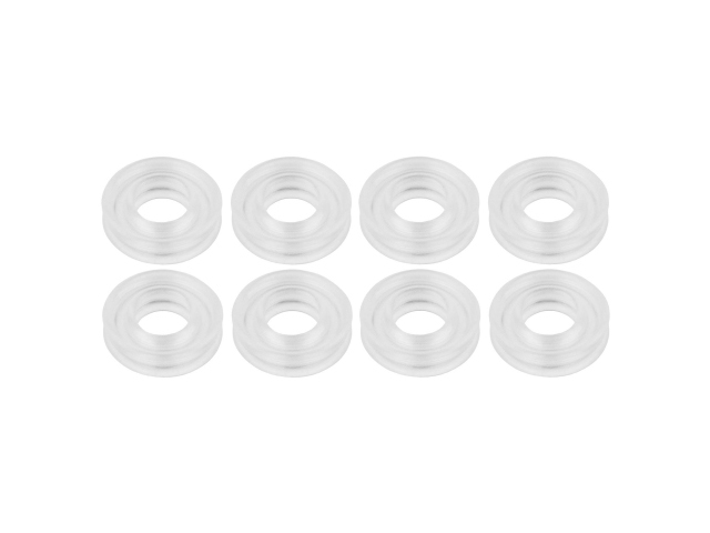 TRION　TE-XRCL8P　Φ3mmシャフトダンパー用ハイパフォーマンス Xリング クリア8個