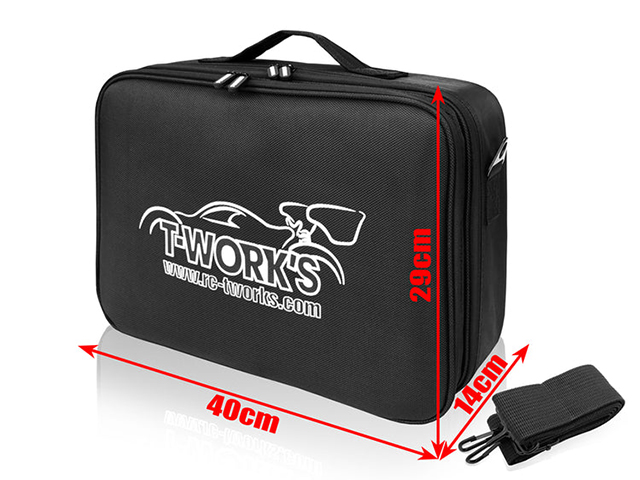 TEAM AJ　TT-075-F-L　T-Work's ハードケースパーツバッグ・Ｌ