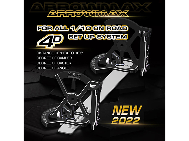 ARROWMAX　AM-174040-B　4Dセットアップシステム【1/10ツーリングカー用】