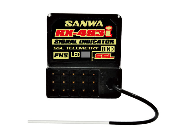 SANWA　107A41374A　RX-493i レシーバー【M17/MT-5専用/同軸アンテナ】