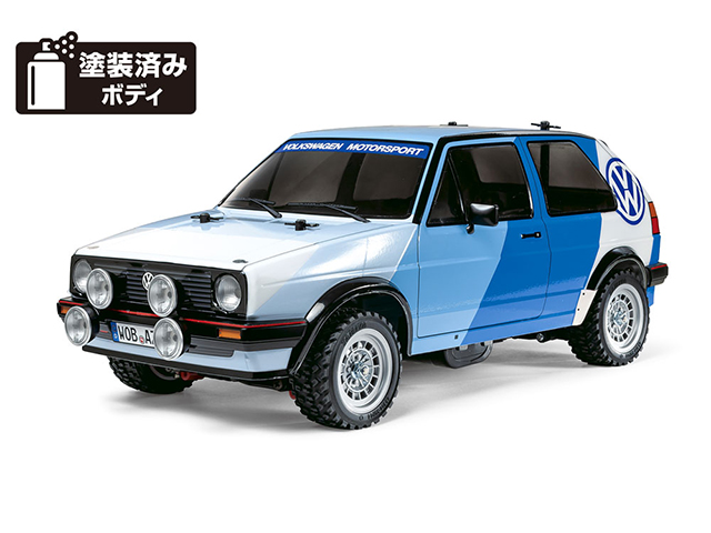 TAMIYA　58714　フォルクスワーゲン ゴルフII GTI 16V ラリー (MF-01Xシャーシ)