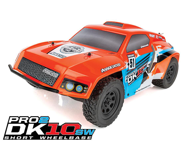 ASSOCIATED　90038　Pro2 DK10SW ダカールバギー RTR・オレンジ/ブルー【工場組立完成済み】