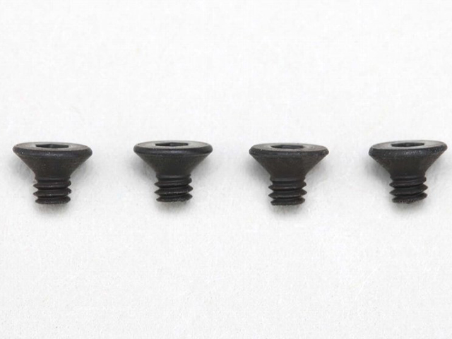 YOKOMO　ZC-F23　M2×3mm フラットヘッド ソケットスクリュー(4本入)