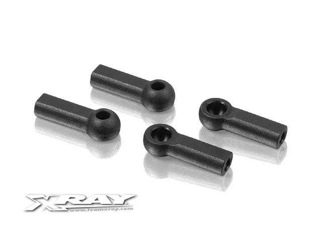 XRAY　302665　ボールジョイント クローズ【4.9mm/4pcs】