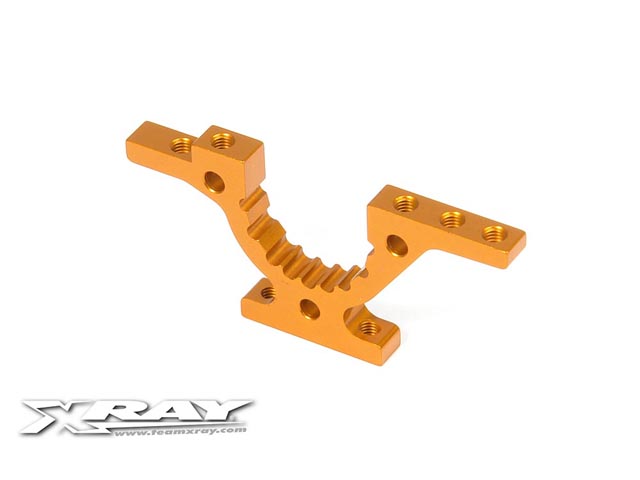 XRAY 303028O アルミロアバルクヘッド【オレンジ/T4用】 XRAY 303028O アルミロアバルクヘッド【オレンジ/T4用】