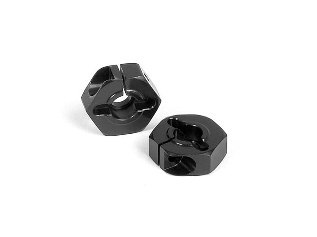 XRAY 305350K アルミ六角ホイルハブ【ブラック/2pcs/T3/T4用】 XRAY 305350K アルミ六角ホイルハブ【ブラック/2pcs/T3/T4用】