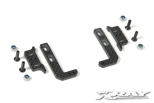 XRAY 306188 アジャスタブルカーボンバッテリーストッパー【T4用】 XRAY 306188 アジャスタブルカーボンバッテリーストッパー【T4用】