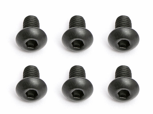 ASSOCIATED　AS-4673　M2.5x4mm BHソケットスクリュー（6本入）